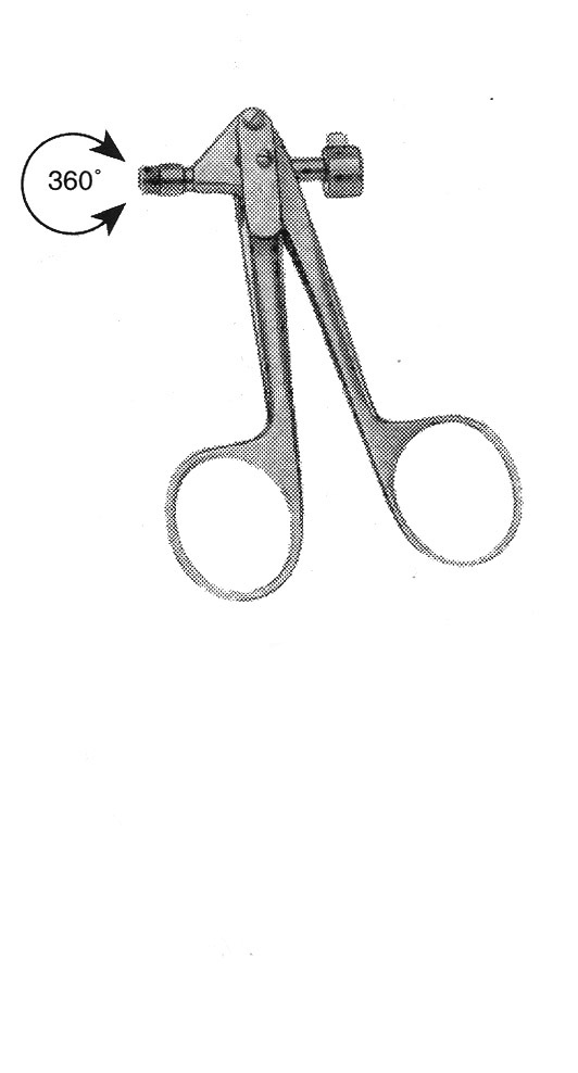 BİYOPSİ FORSEPS U MODEL SAPLI  ÇAP 5MM : 36CM